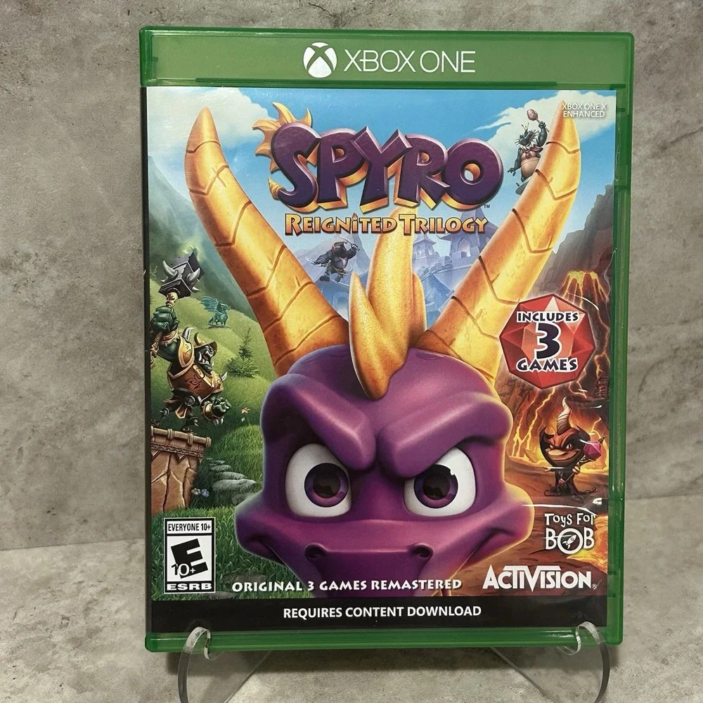 Spyro Reignited Trilogy Xbox One CIB Very Good Condition Tested Working